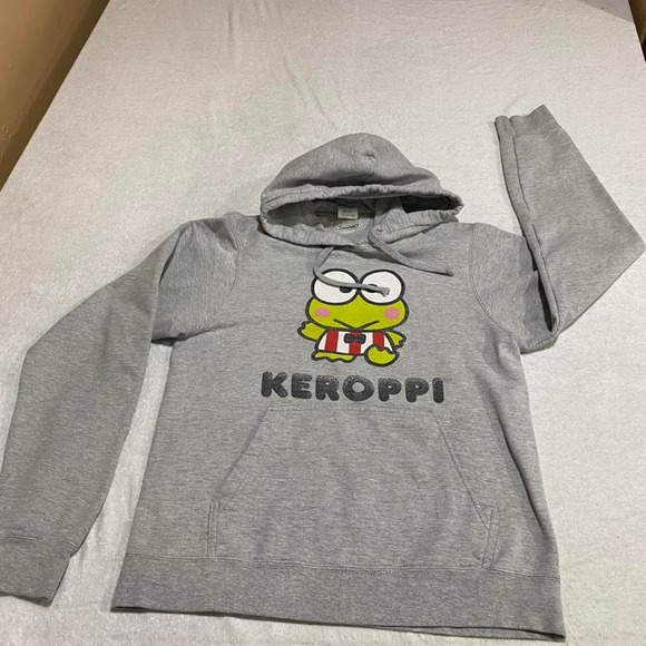 Sanrio Tops - Sanrio Grey women small Keroppi hoodie. SKU244 #Keroppi #hoodie